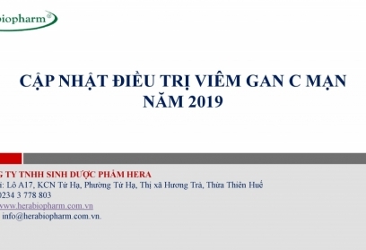 Cập nhật điều trị viêm gan C mạn năm 2019