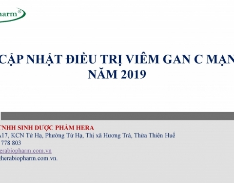 Cập nhật điều trị viêm gan C mạn năm 2019